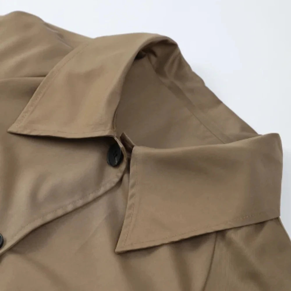 Long Trench Coat Warm Autumn Winter