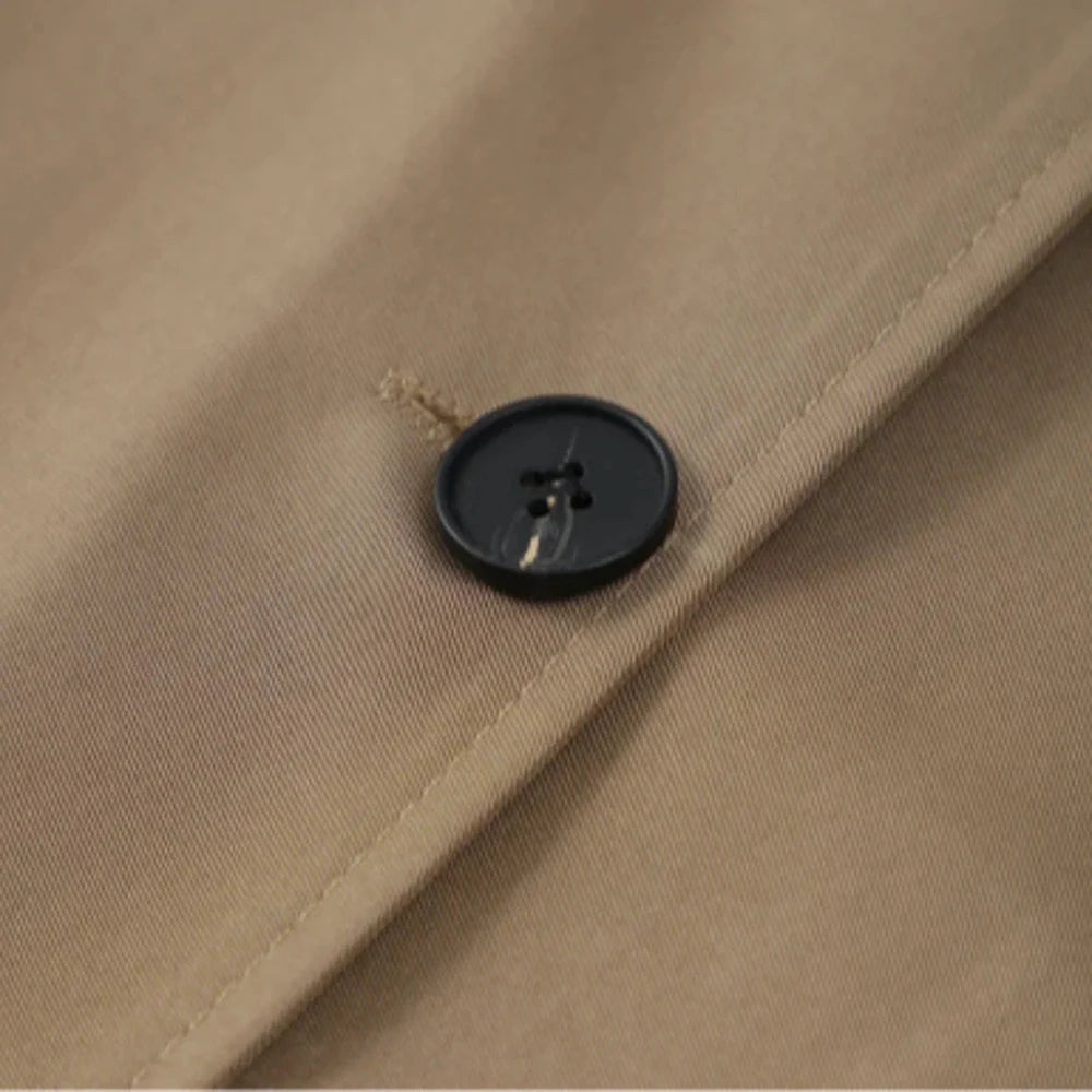 Long Trench Coat Warm Autumn Winter