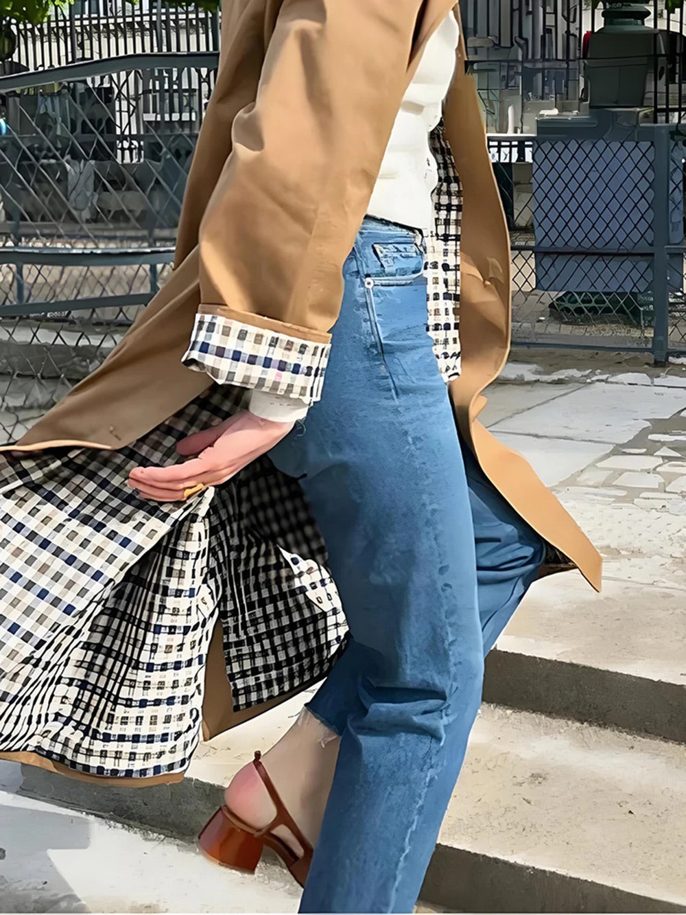 Long Trench Coat Warm Autumn Winter