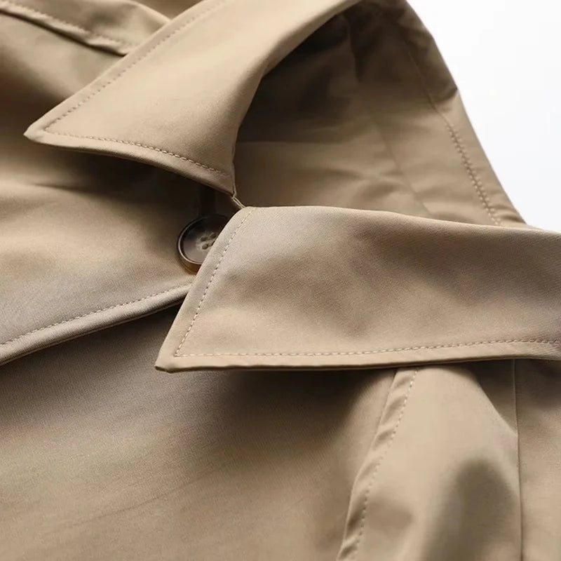 Long Trench Coat Warm Autumn Winter - Glamora
