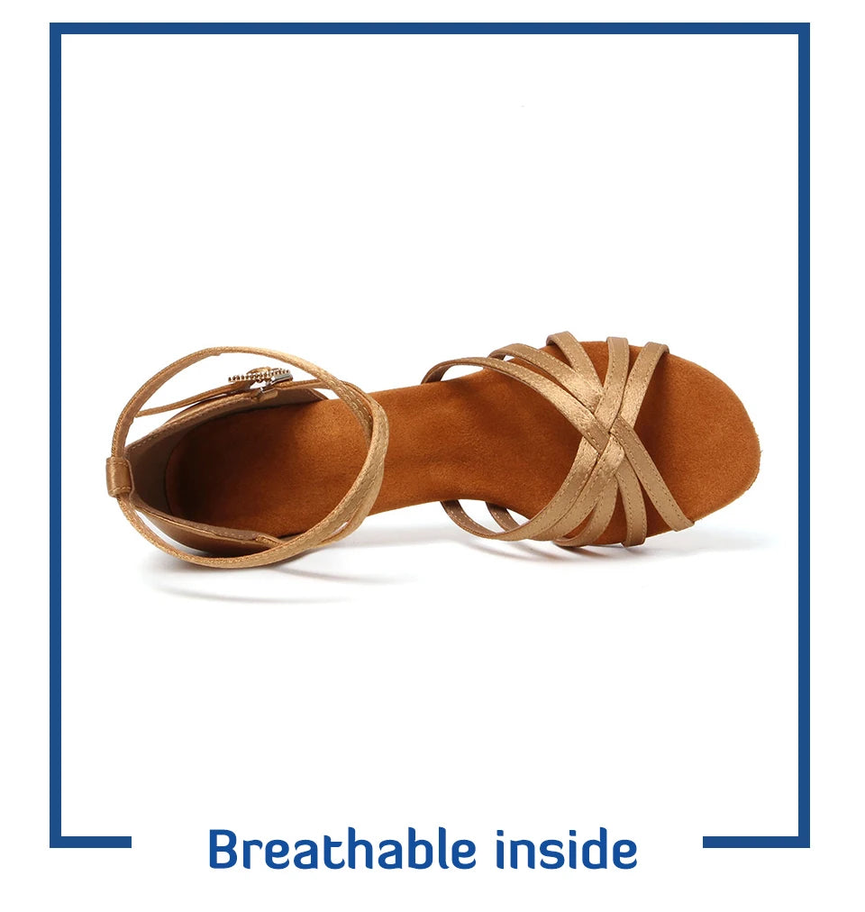 Suede Sole Latin Dance Shoes Women