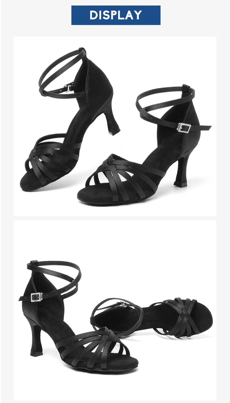 Suede Sole Latin Dance Shoes Women - Glamora