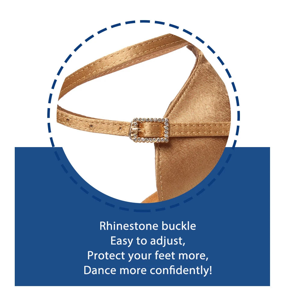 Suede Sole Latin Dance Shoes Women