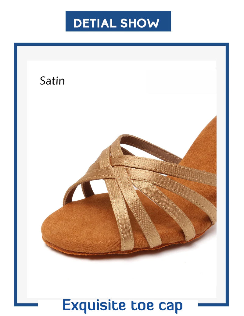 Suede Sole Latin Dance Shoes Women - Glamora