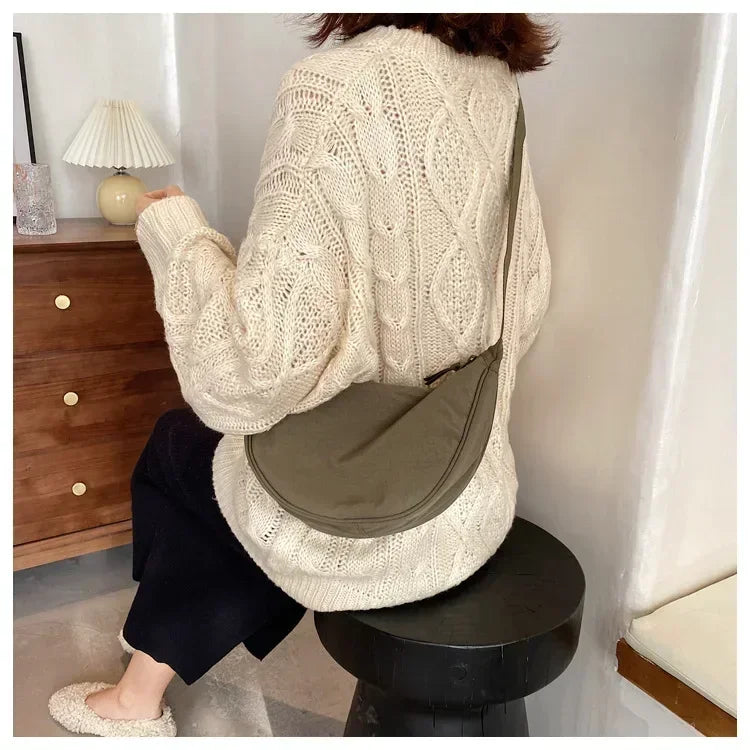 Large Capacity Nylon Tote Convenient Travel Bag