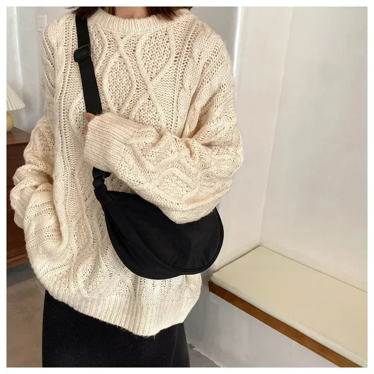 Large Capacity Nylon Tote Convenient Travel Bag