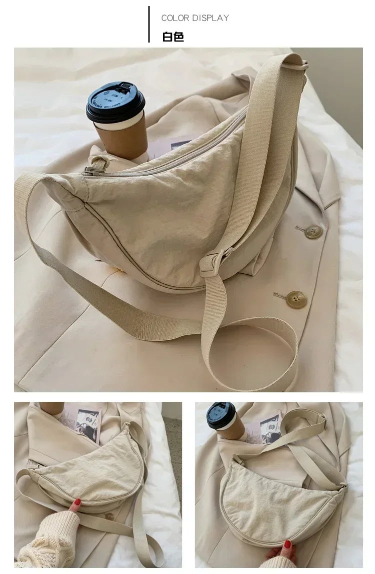 Large Capacity Nylon Tote Convenient Travel Bag - Glamora