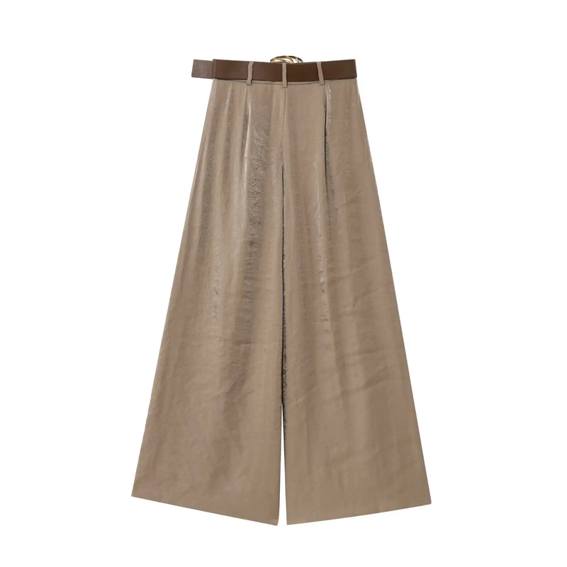 Wide Leg Pants Elegant Casual Wear - Glamora