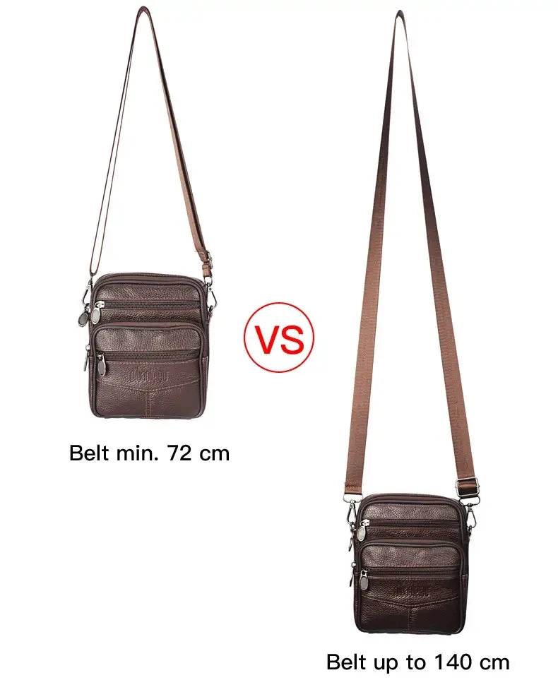 Genuine Leather Crossbody Bag Travel