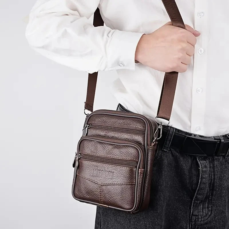 Genuine Leather Crossbody Bag Travel