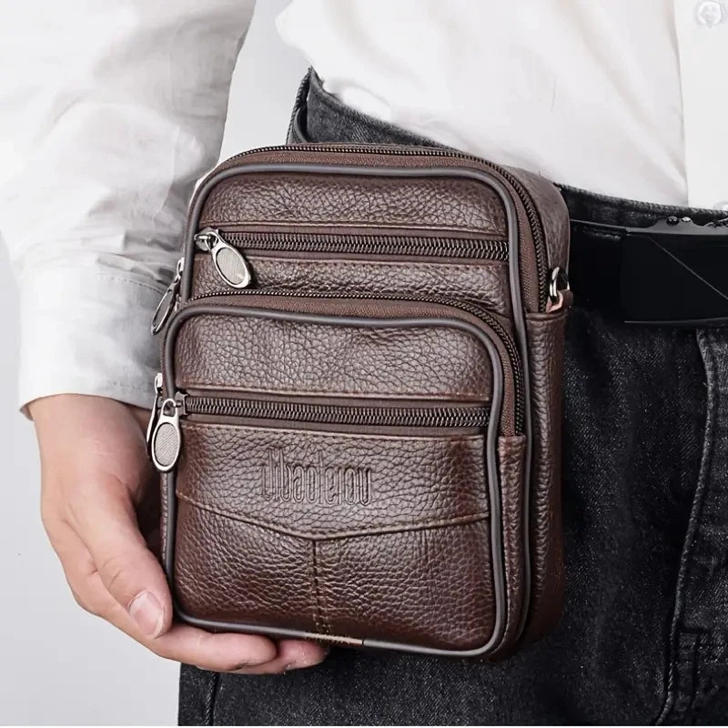 Genuine Leather Crossbody Bag Travel