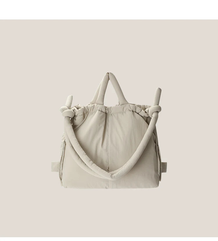 Padded Nylon Tote Bag Large Capacity - Glamora