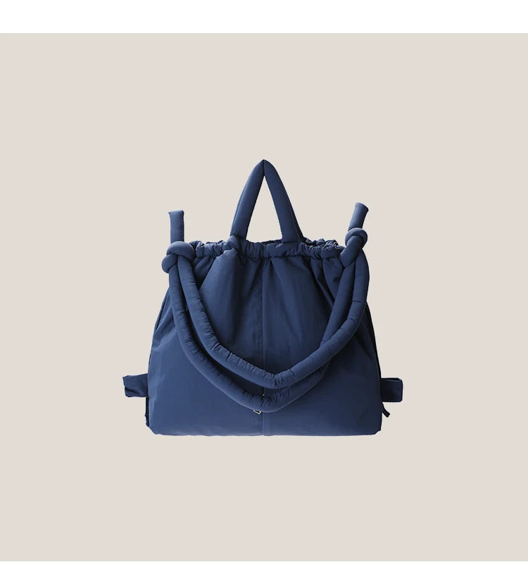 Padded Nylon Tote Bag Large Capacity - Glamora
