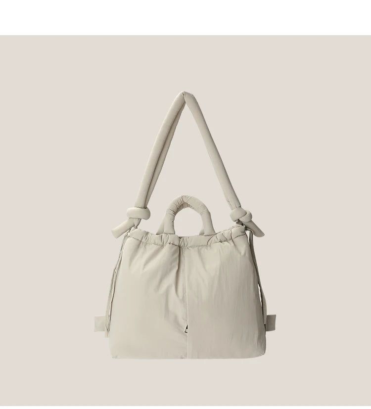 Padded Nylon Tote Bag Large Capacity - Glamora
