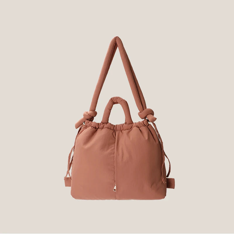 Padded Nylon Tote Bag Large Capacity - Glamora