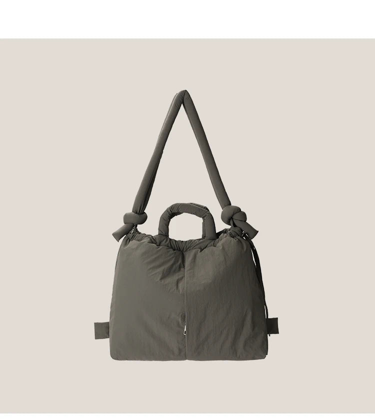 Padded Nylon Tote Bag Large Capacity - Glamora