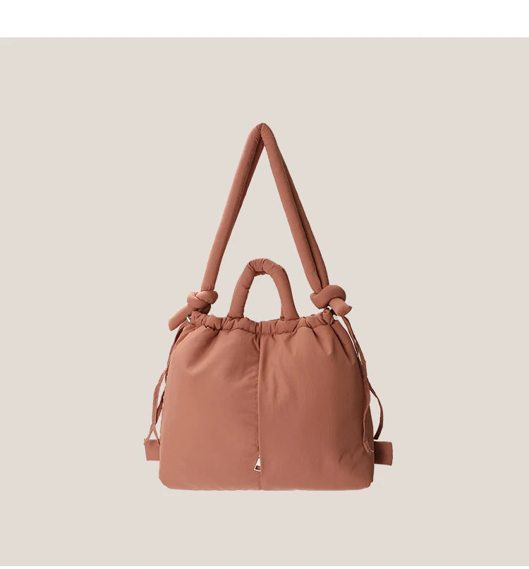 Padded Nylon Tote Bag Large Capacity - Glamora