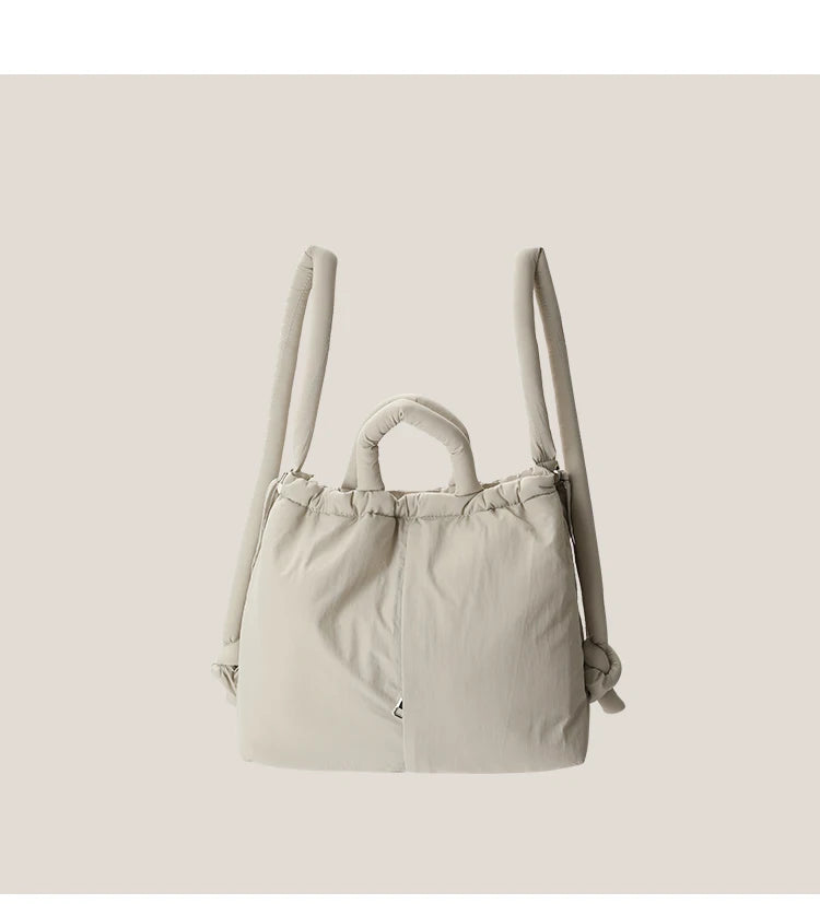 Padded Nylon Tote Bag Large Capacity - Glamora