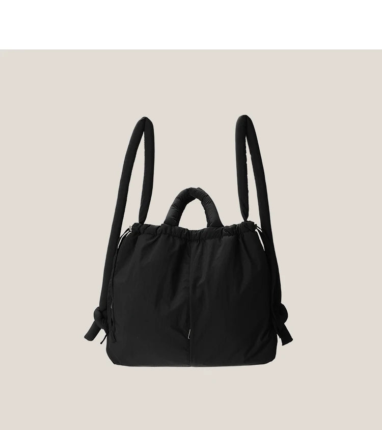 Padded Nylon Tote Bag Large Capacity - Glamora