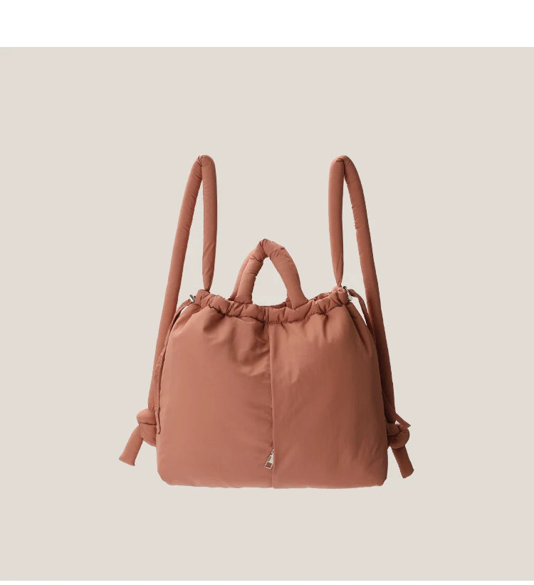 Padded Nylon Tote Bag Large Capacity - Glamora