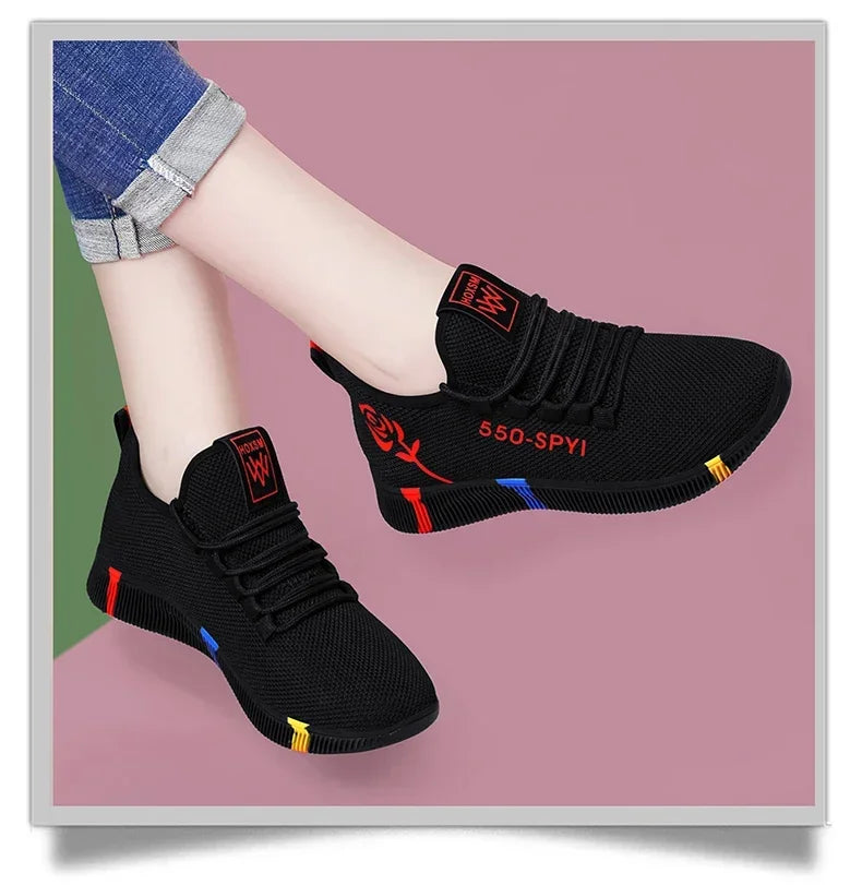 Lightweight Air Mesh Sneakers Casual Women - Glamora