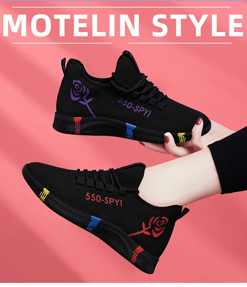 Lightweight Air Mesh Sneakers Casual Women - Glamora