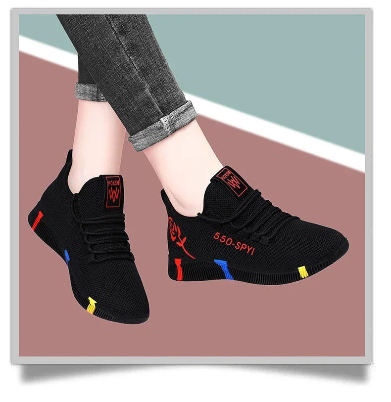 Lightweight Air Mesh Sneakers Casual Women - Glamora