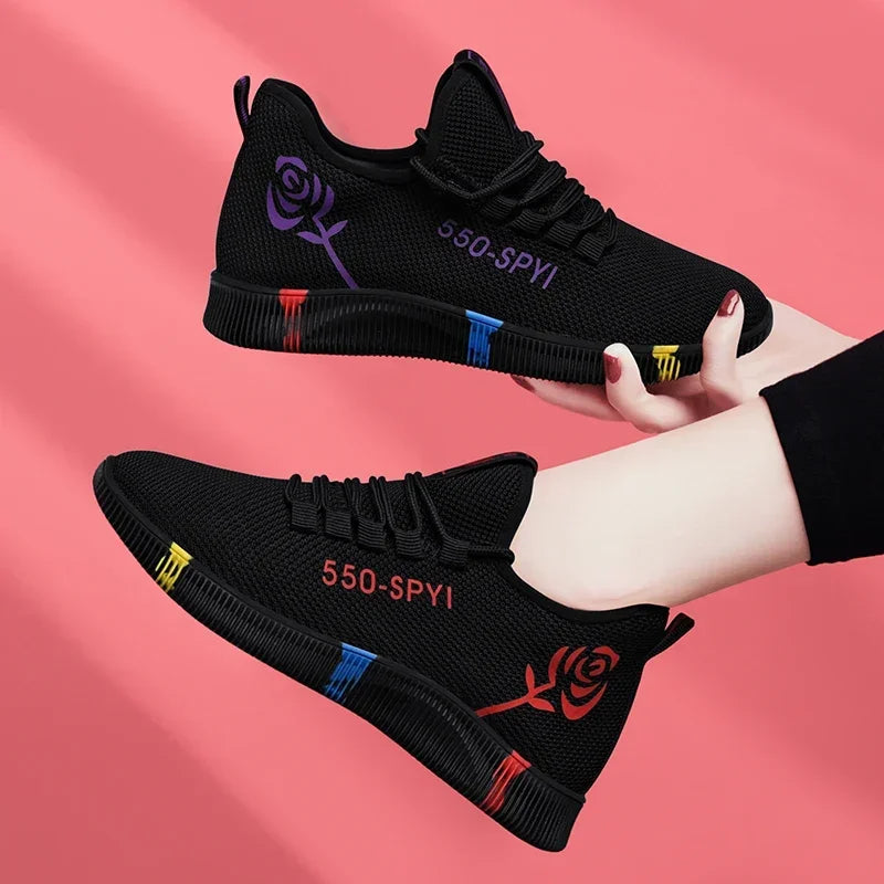 Lightweight Air Mesh Sneakers Casual Women - Glamora