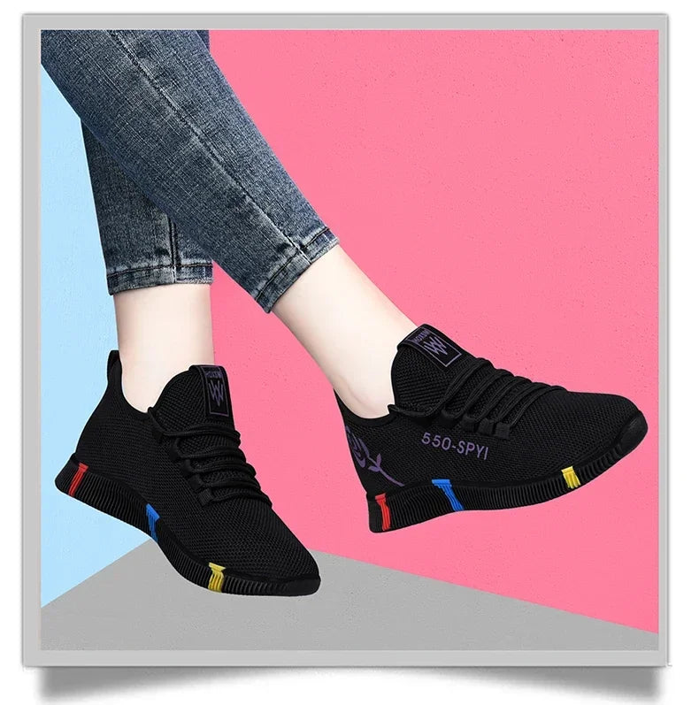 Lightweight Air Mesh Sneakers Casual Women - Glamora