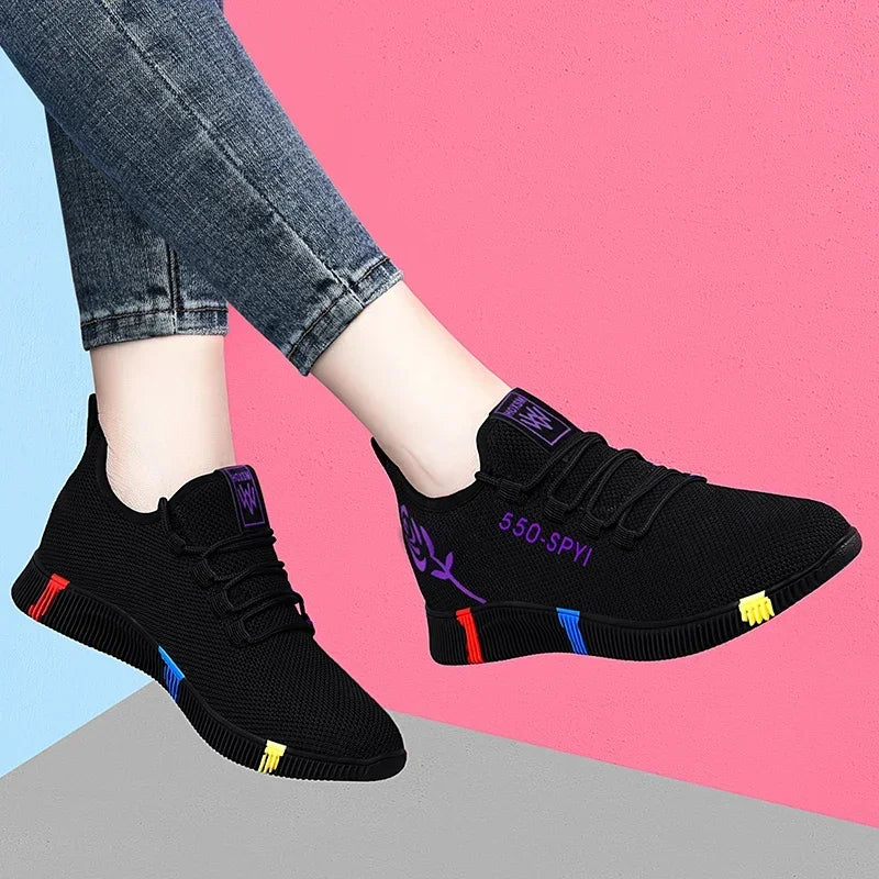 Lightweight Air Mesh Sneakers Casual Women - Glamora
