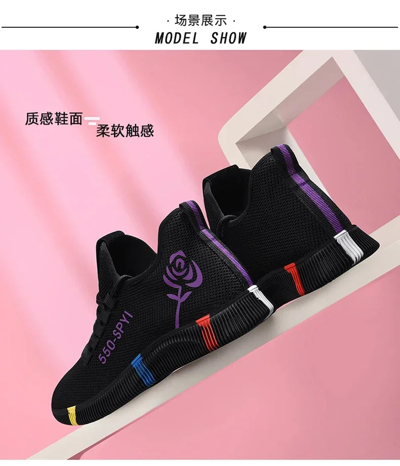 Lightweight Air Mesh Sneakers Casual Women - Glamora