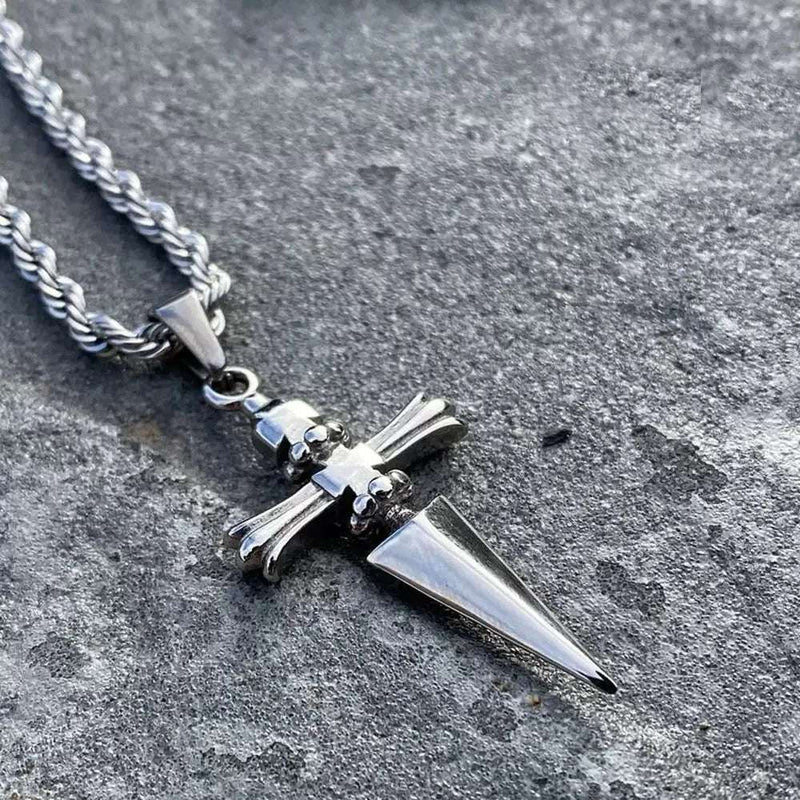 Vintage Punk Metal Choker Necklace - Glamora