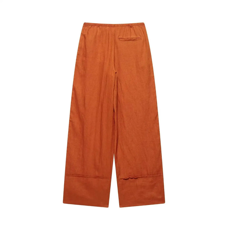 Elegant Blouse Trouser Set Comfortable Workwear - Glamora