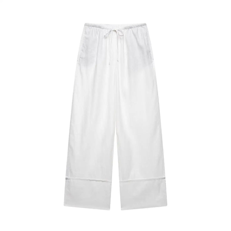 Elegant Blouse Trouser Set Comfortable Workwear - Glamora