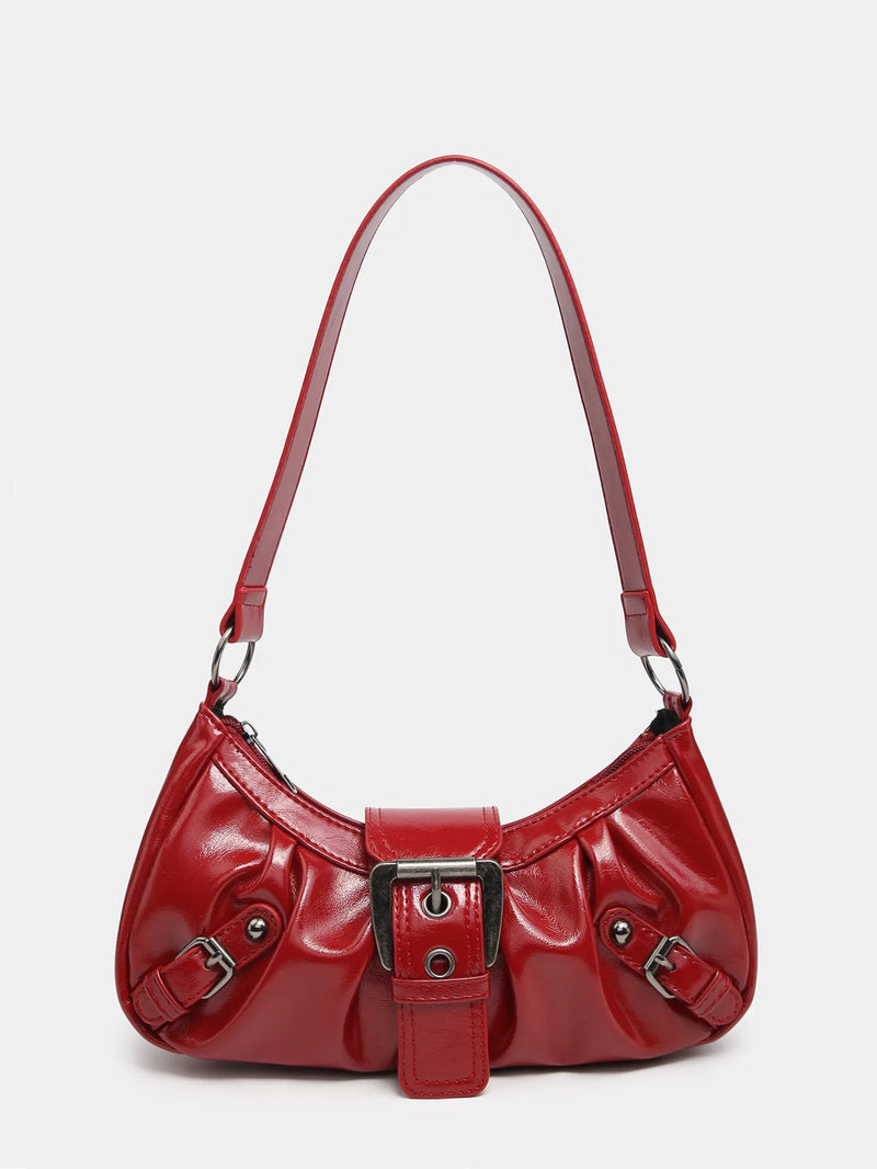 Vintage Leather Bag Stylish Spring Accessory - Glamora
