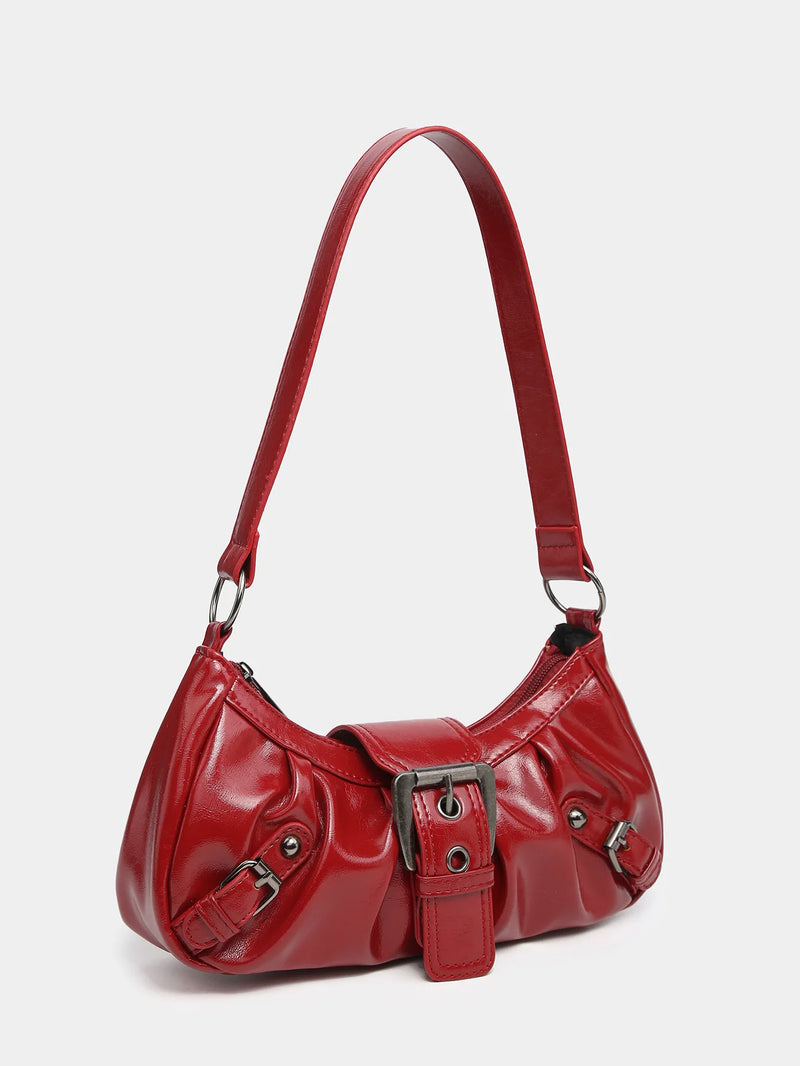 Vintage Leather Bag Stylish Spring Accessory - Glamora