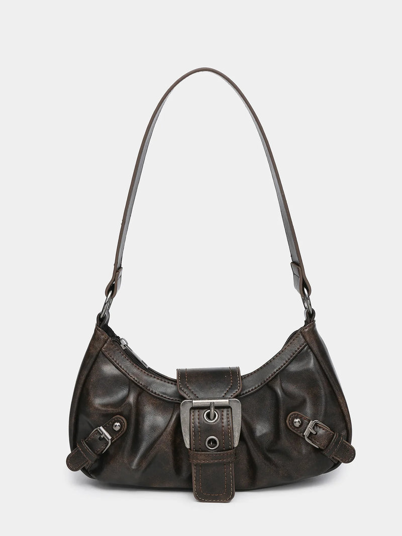 Vintage Leather Bag Stylish Spring Accessory - Glamora