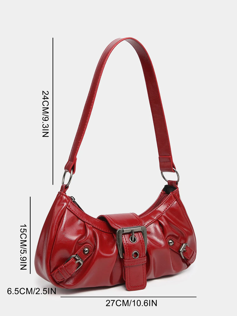 Vintage Leather Bag Stylish Spring Accessory - Glamora