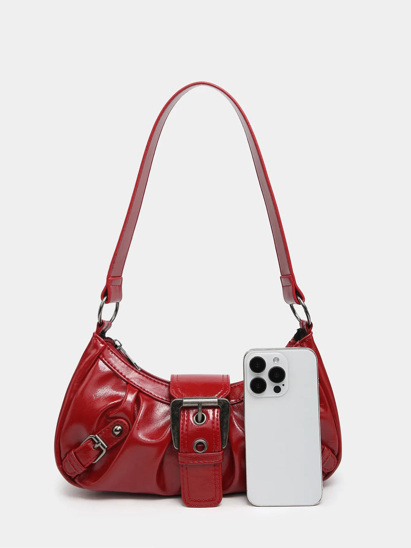 Vintage Leather Bag Stylish Spring Accessory - Glamora