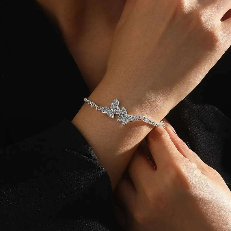 Adjustable 925 Sterling Silver Pearl Bracelet - Glamora