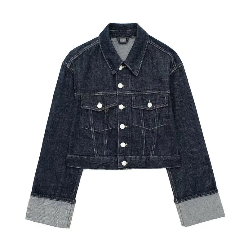 Vintage Denim Jacket And Jeans Set - Glamora