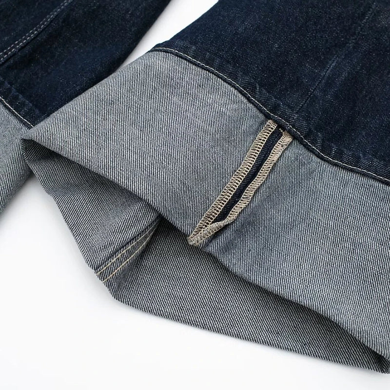 Vintage Denim Jacket And Jeans Set