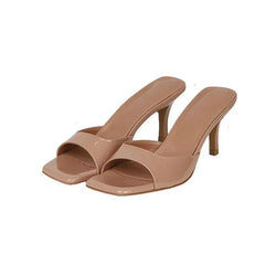 Square Toe High Heel Sandals Summer - Glamora