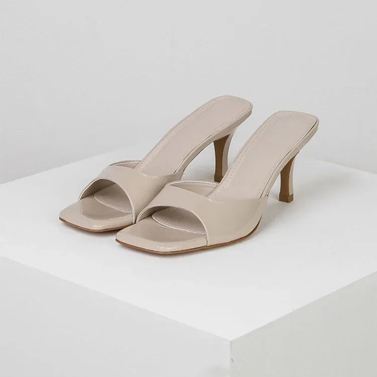 Square Toe High Heel Sandals Summer - Glamora