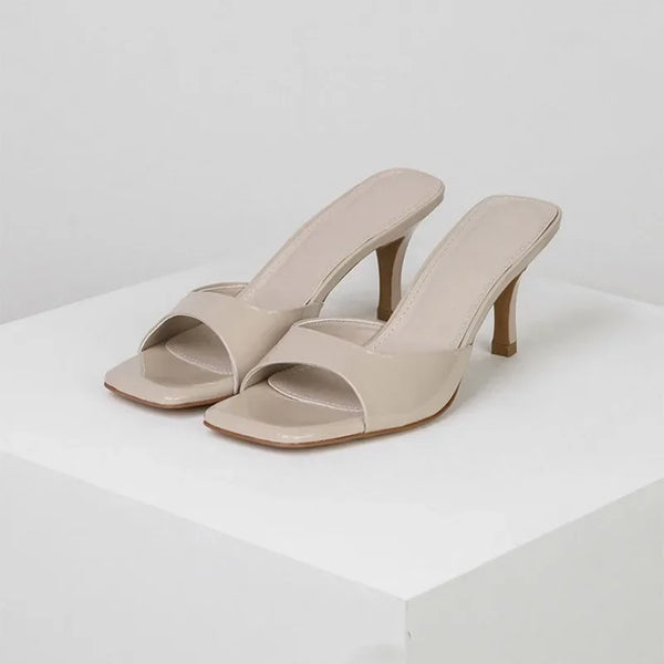 Square Toe High Heel Sandals Summer - Glamora