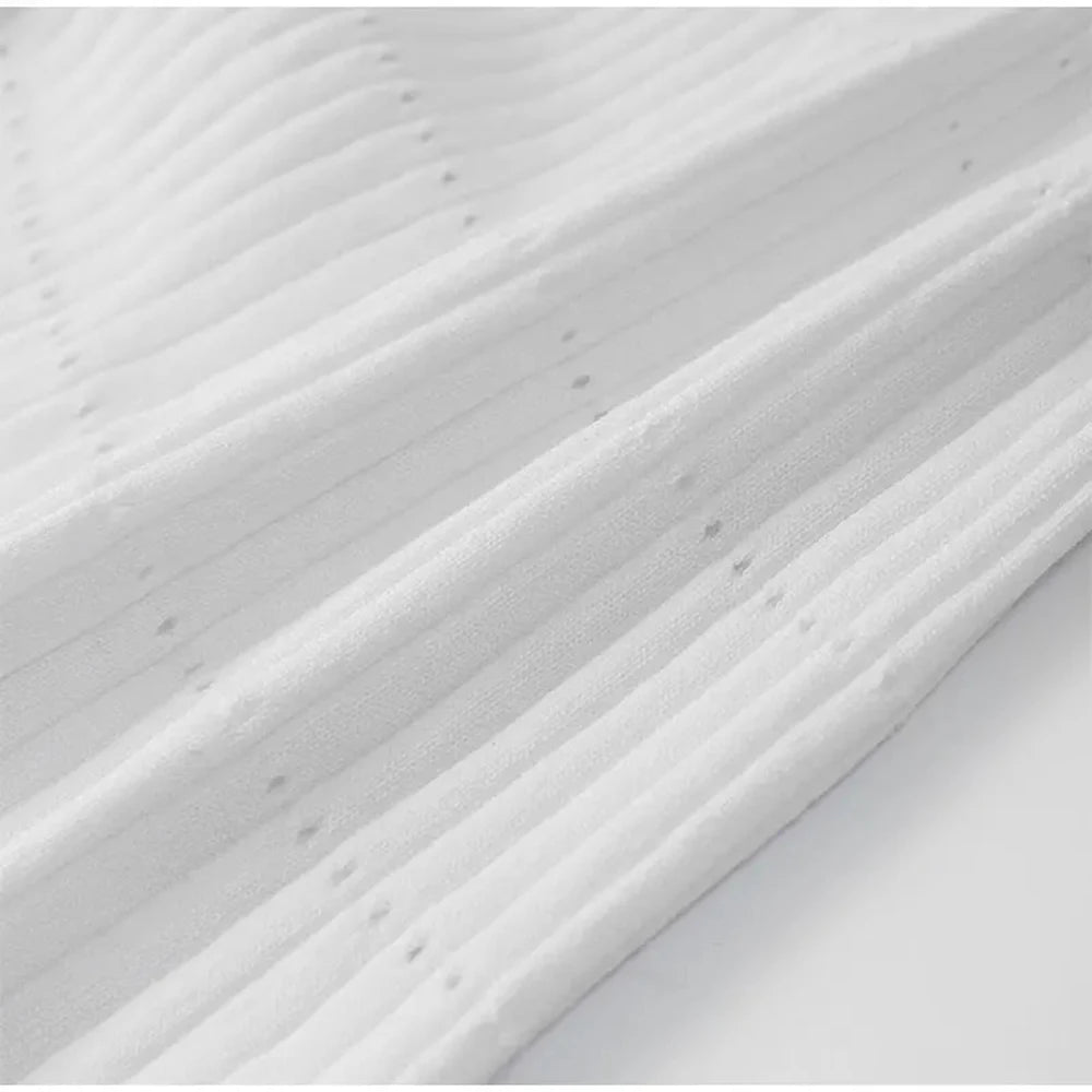 Splicing Knit Wrap Dress Elegant Occasion