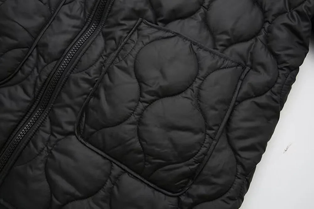 Hooded Warm Zipper Jacket Women