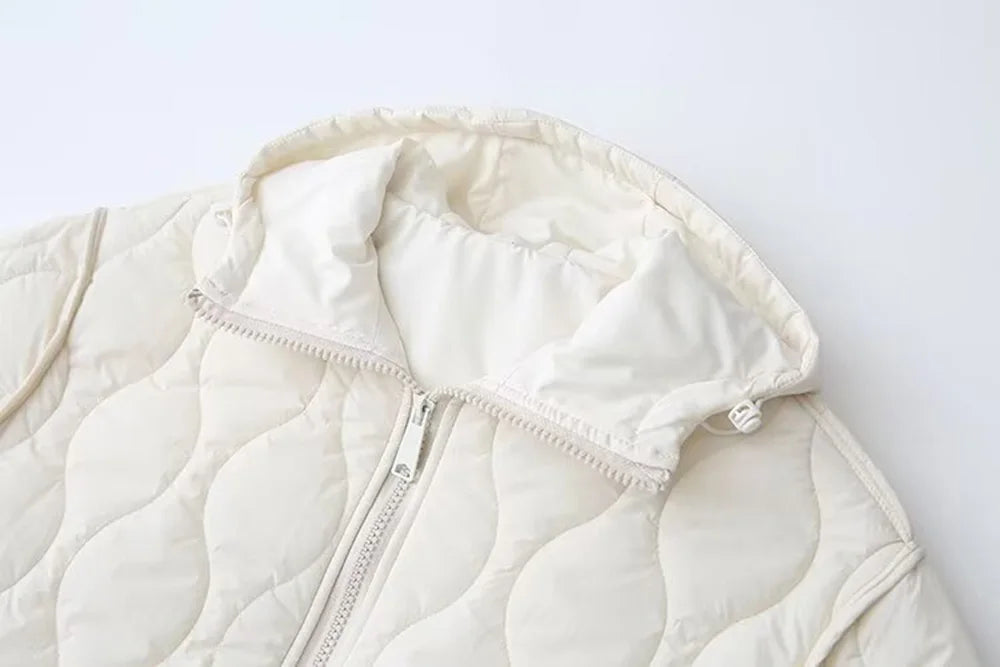 Hooded Warm Zipper Jacket Women