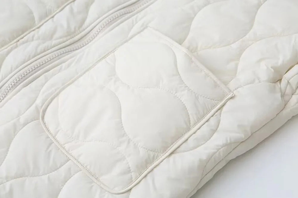 Hooded Warm Zipper Jacket Women