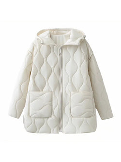 Hooded Warm Zipper Jacket Women - Glamora